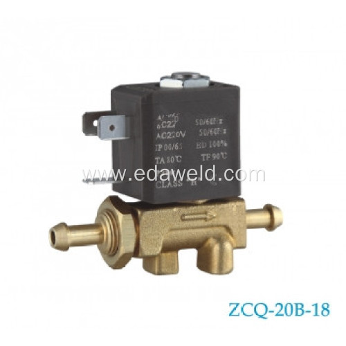 Europe Type AC12V 24V Tube Connector Valve